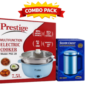 7.5L Cooker + 4000 Watt Silver Crest Grinder Price in Bangladesh - AuraCart