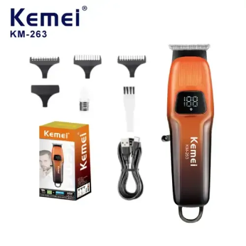 Kemei KM-263 Hair Trimmer Original BD 4 - AuraCart