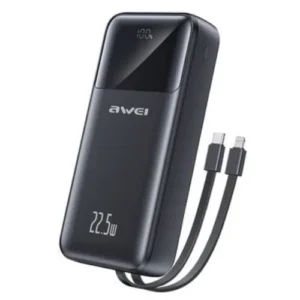 Awei P107K 20000mah 22.5W Fast Charging Digital Display Power Bank Price in Bangladesh - AuraCart