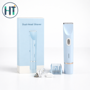 Rechargeable Dual-Head Waterproof Electric Shaver – Wet & Dry Use | Type-C Fast Charging Price in Bangladesh - AuraCart