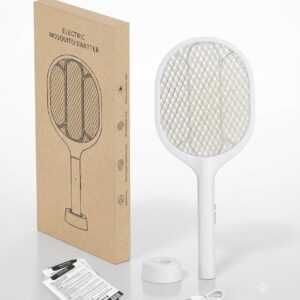 Rechargeable Electric Mosquito Swatter Racket with LED Light Price in Bangladesh - AuraCart