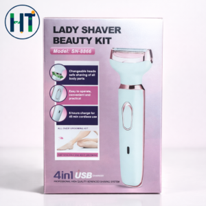 Lady Shaver Beauty Kit 4-in-1 Rechargeable Grooming Kit SN-8866 Price in Bangladesh - AuraCart