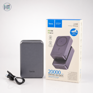hoco J160B 20000mAh Magnetic Wireless Power Bank – PD 20W Fast Charging Portable Charger Price in Bangladesh - AuraCart