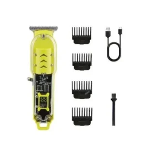 Transparent LED Digital Hair Trimmer